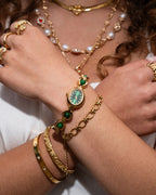 Oval Pearl-Detail Watch-Watches-Yiyae-Yiyae