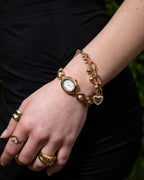 Oval Pearl-Detail Watch-Watches-Yiyae-Yiyae