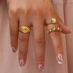 Oval Pearl Ring-Rings-Yiyae-Yiyae