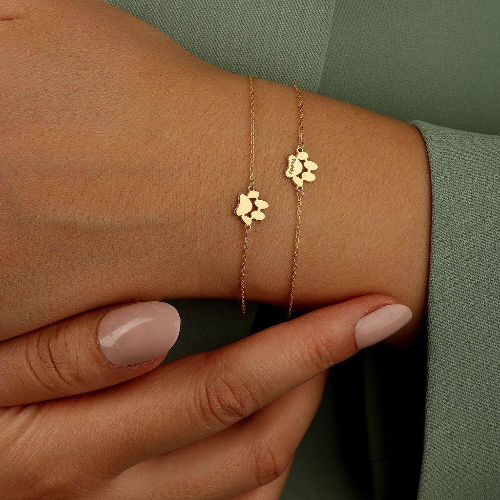 Paw Name Necklace or Bracelet-Jewelry-Yiyae-Yiyae