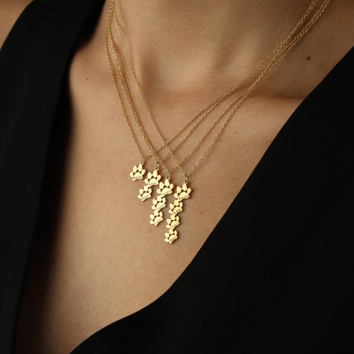 Paw Name Necklace or Bracelet-Jewelry-Yiyae-Yiyae
