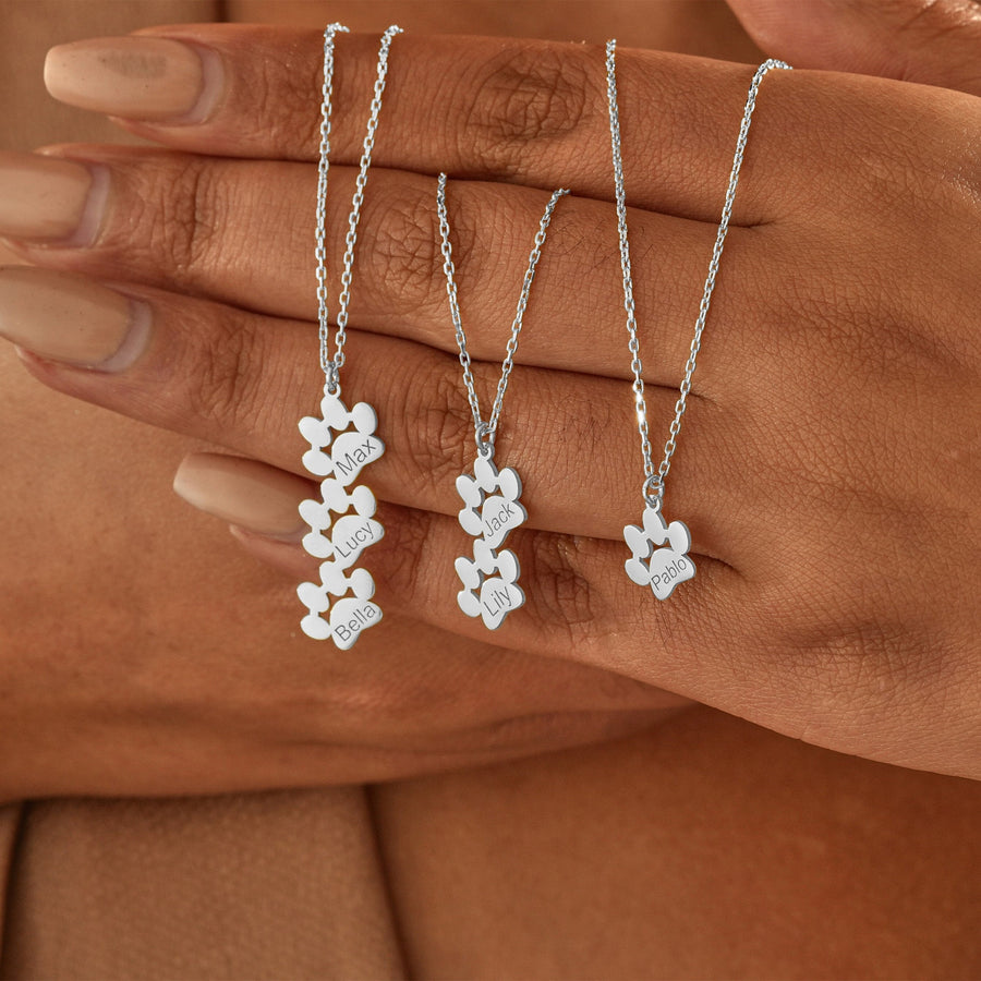Paw Name Necklace or Bracelet