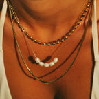 Pearl Cluster Necklace-Necklaces-Yiyae-Yiyae