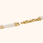 Pearl-Detail Bracelet Watch-Watches-Yiyae-Yiyae