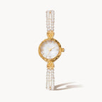Pearl-Detail Bracelet Watch-Watches-Yiyae-Gold-Yiyae
