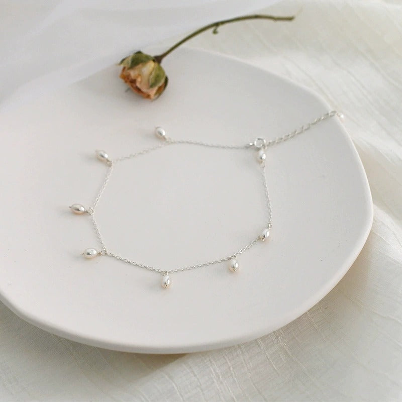 Pearl Station Anklet-Anklets-Yiyae-Yiyae
