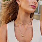 Pearl Station Necklace-Necklaces-Yiyae-Yiyae
