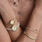 Petite Gold-Tone Watch-Watches-Yiyae-Yiyae