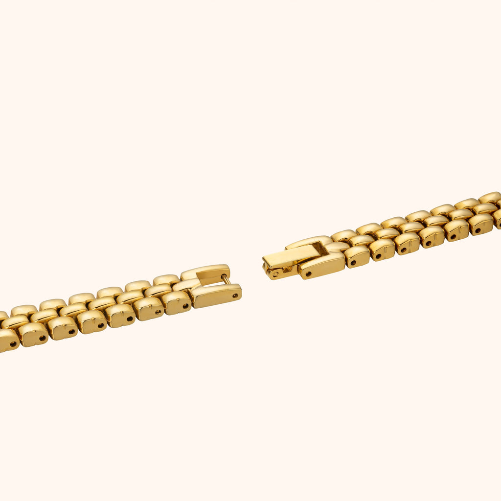 Petite Gold-Tone Watch-Watches-Yiyae-Yiyae