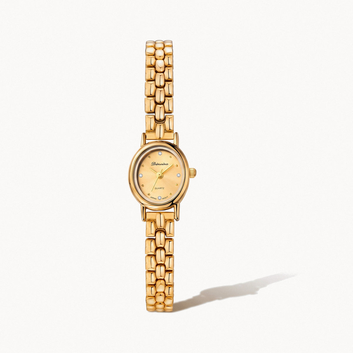 Petite Gold-Tone Watch-Watches-Yiyae-Gold-Yiyae