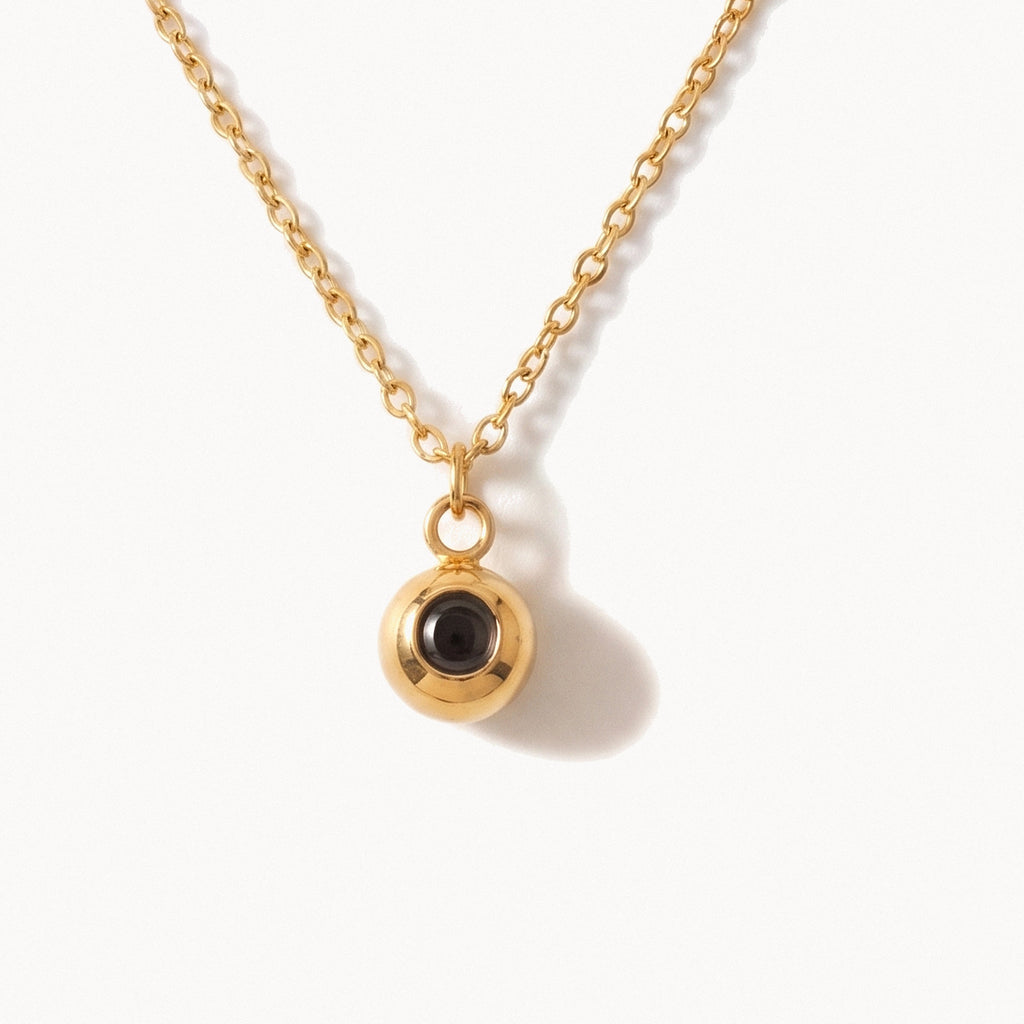 Photo Projection Necklace-Necklaces-Yiyae-Gold-Yiyae