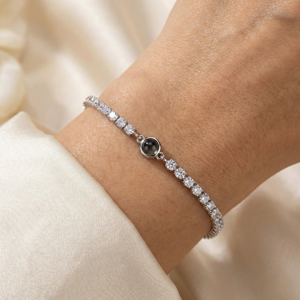 Photo Tennis Bracelet-Bracelets-Yiyae-Yiyae