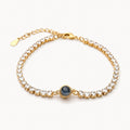 Photo Tennis Bracelet-Bracelets-Yiyae-Gold-Yiyae