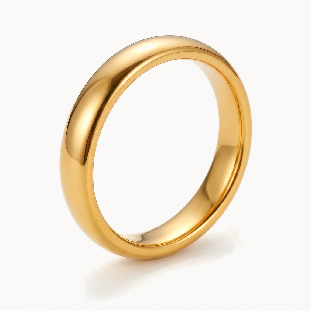 Polished Band Ring-Rings-Yiyae-Gold-Yiyae