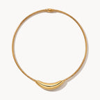 Polished Collar Necklace-Necklaces-Yiyae-Gold-Yiyae