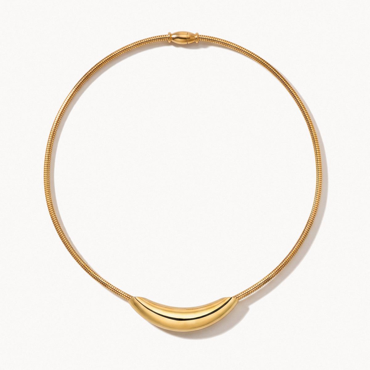 Polished Collar Necklace-Necklaces-Yiyae-Gold-Yiyae