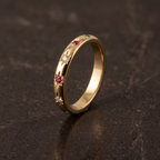 Rainbow Crystal Band-Rings-Yiyae-Yiyae