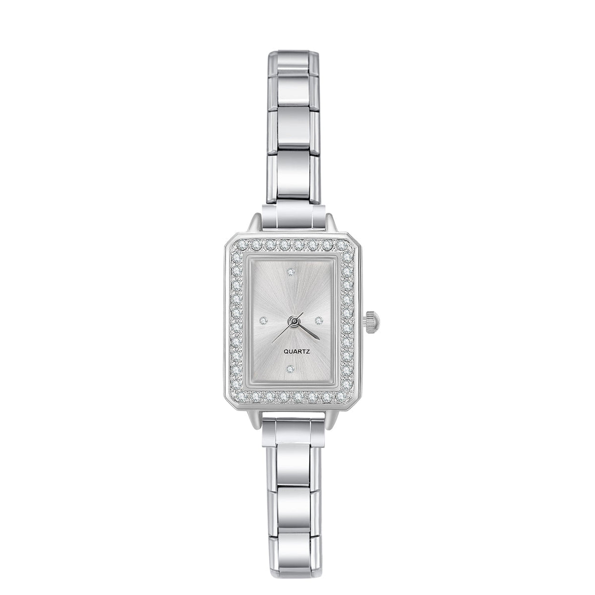 Rectangle Italian Charm Watch-Watches-Yiyae-Yiyae