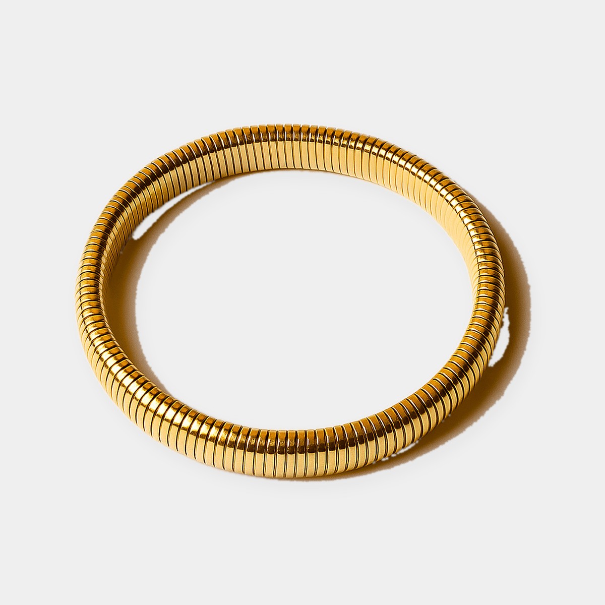 Ribbed Bangle - Bracelets - Yiyae - foto 2