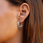 Ripple Hoop Earrings-Earrings-Yiyae-Yiyae