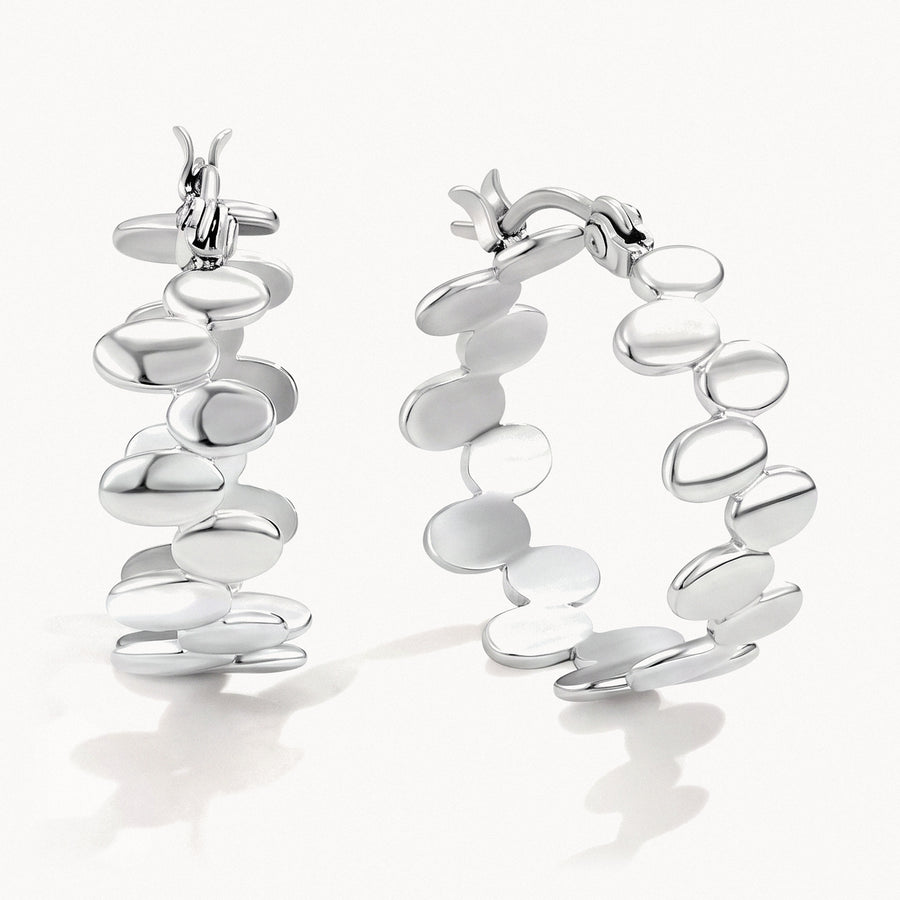 Ripple Hoop Earrings