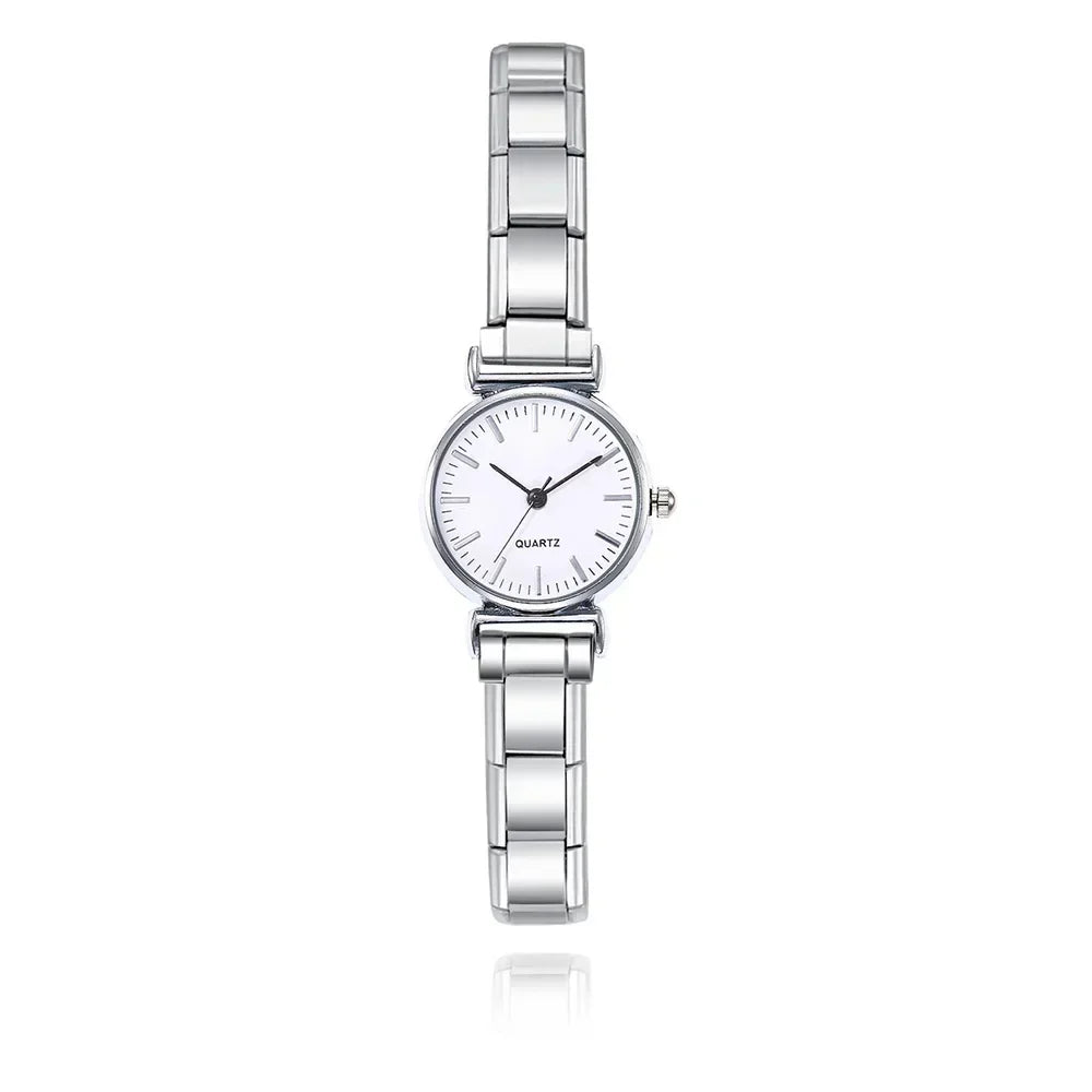 Round Italian Charm Watch-Watches-Yiyae-Yiyae
