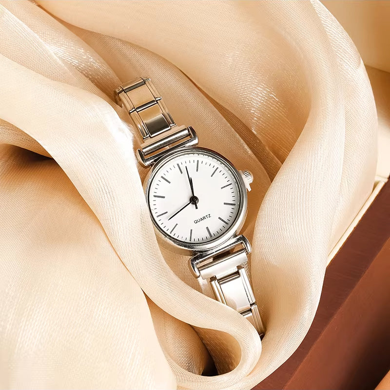 Round Italian Charm Watch-Watches-Yiyae-Yiyae