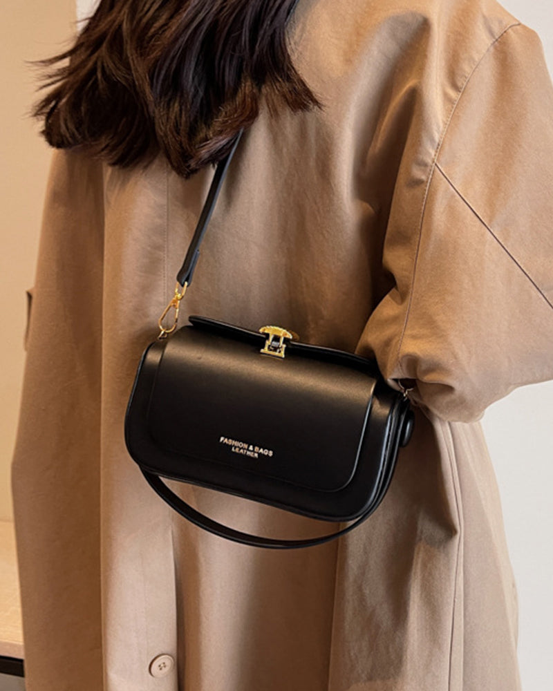 Rounded Box Shoulder Bag-Bags-Yiyae-Yiyae