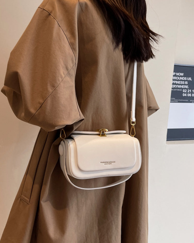 Rounded Box Shoulder Bag-Bags-Yiyae-Yiyae