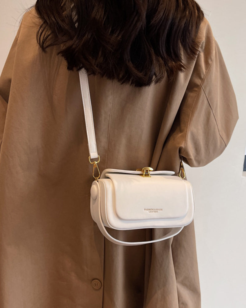 Rounded Box Shoulder Bag-Bags-Yiyae-Yiyae