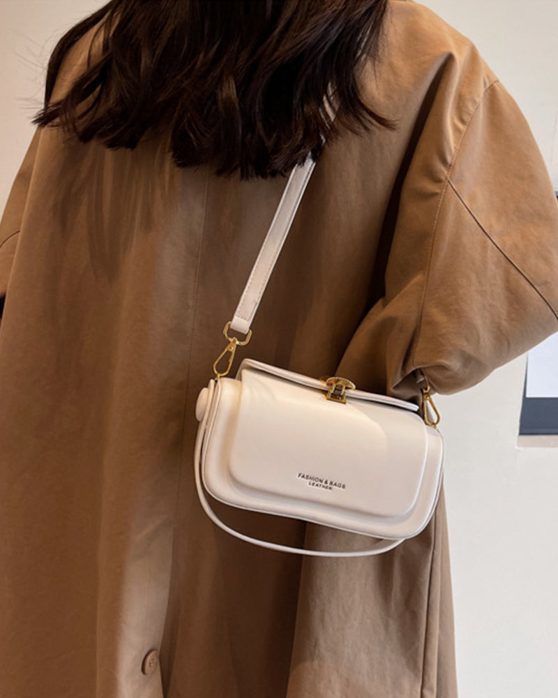 Rounded Box Shoulder Bag-Bags-Yiyae-Yiyae