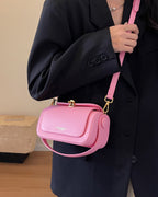 Rounded Box Shoulder Bag-Bags-Yiyae-Yiyae