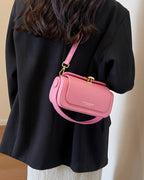 Rounded Box Shoulder Bag-Bags-Yiyae-Yiyae