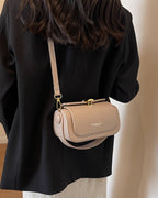 Rounded Box Shoulder Bag-Bags-Yiyae-Yiyae