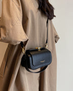 Rounded Box Shoulder Bag-Bags-Yiyae-Yiyae