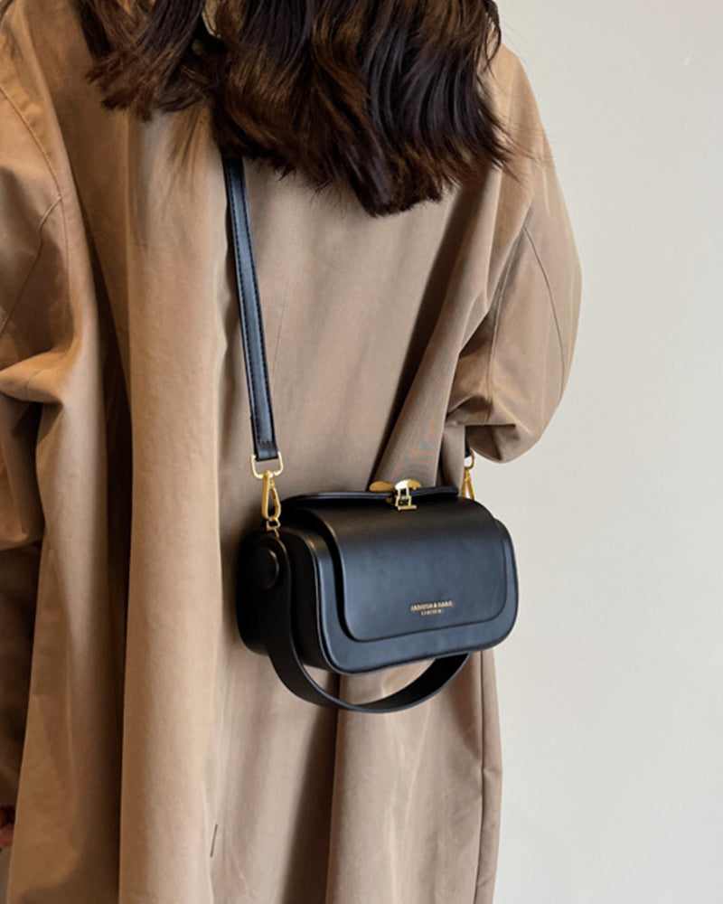 Rounded Box Shoulder Bag-Bags-Yiyae-Yiyae