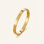 Screw Detail Bangle - Gold - Bracelets - Yiyae - foto 2