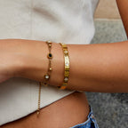 Screw Detail Bangle - Gold - Bracelets - Yiyae - foto 3