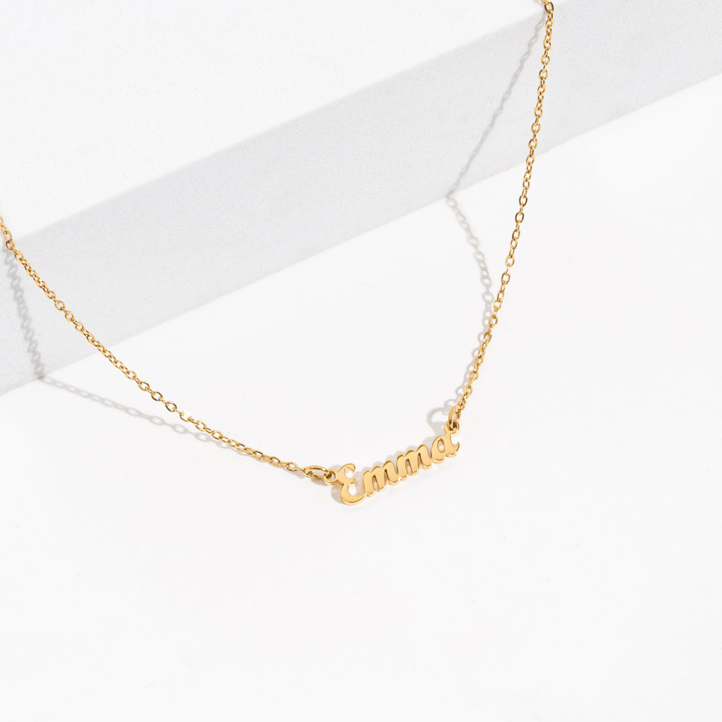 Script Name Necklace-Necklaces-Yiyae-Yiyae