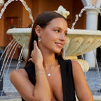Sculpted Heart Drop Earrings-Earrings-Yiyae-Yiyae
