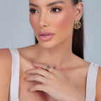 Sculptural Face Ring Set-Rings-Yiyae-Yiyae