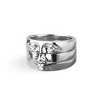 Sculptural Face Ring Set-Rings-Yiyae-7-Silver-Yiyae