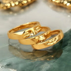 Sculptural Face Ring Set-Rings-Yiyae-Yiyae