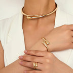 Sculptural Wrap Jewelry Set-Jewelry Sets-Yiyae-Yiyae