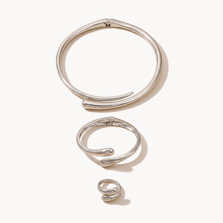 Sculptural Wrap Jewelry Set