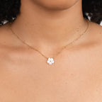 Shell Flower Necklace-Necklaces-Yiyae-Yiyae