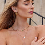 Shell Flower Necklace-Necklaces-Yiyae-Yiyae