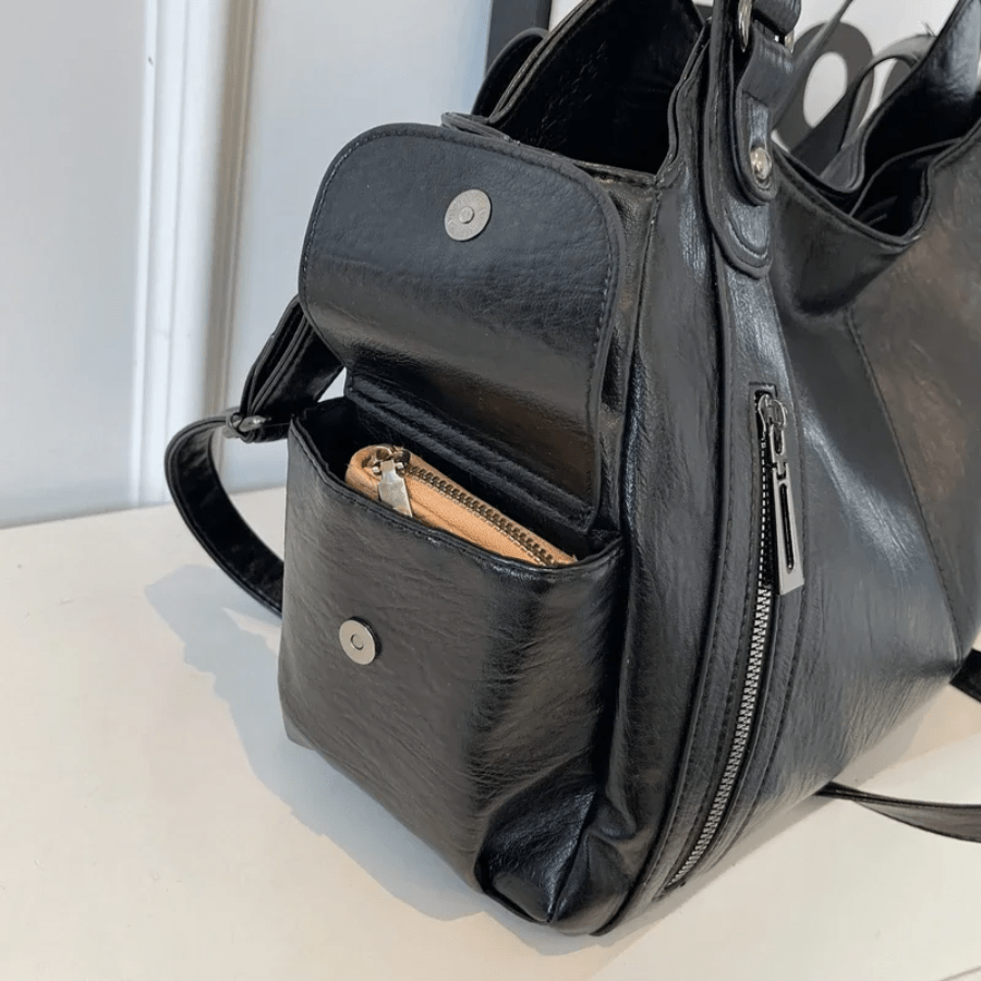 Side Pocket Shoulder Bag-Bags-Yiyae-Yiyae