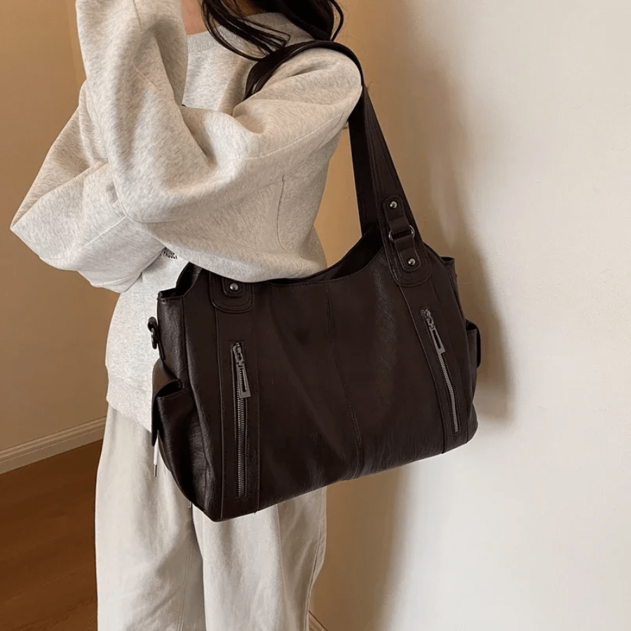 Side Pocket Shoulder Bag-Bags-Yiyae-Yiyae