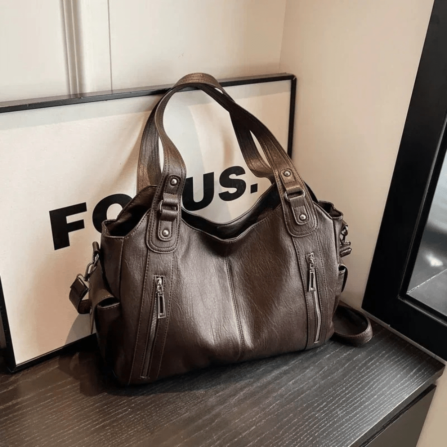 Side Pocket Shoulder Bag-Bags-Yiyae-Yiyae